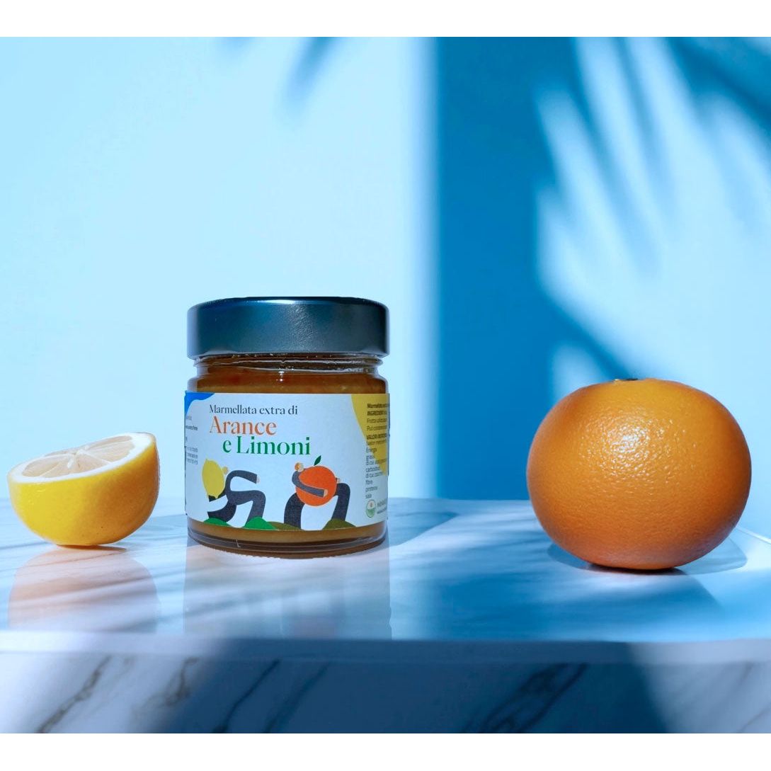 Marmellata Extra di Arance e Limoni Artigianale - Senza Conservanti
