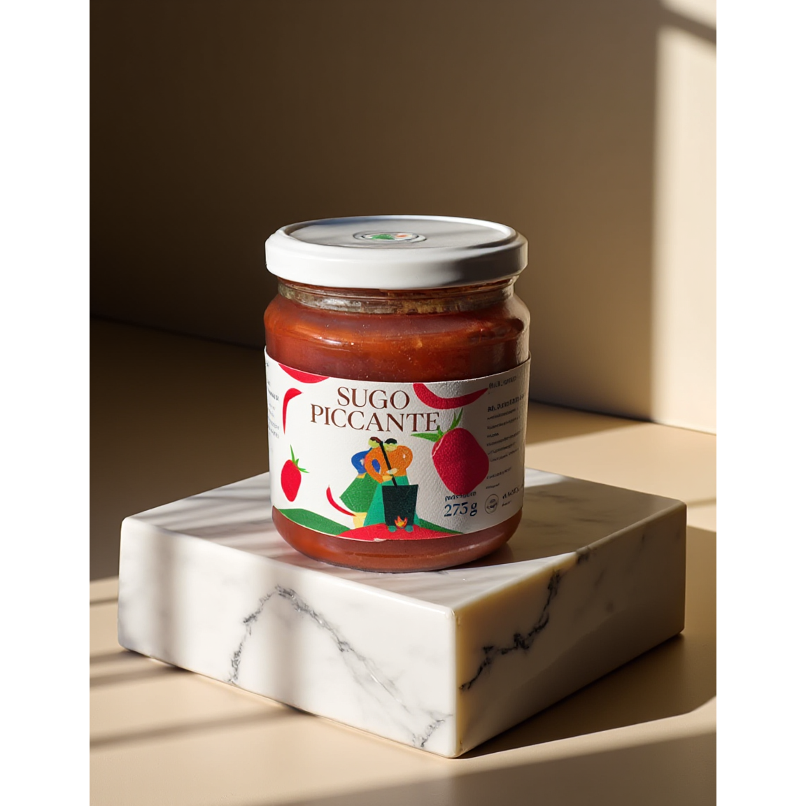 Sugo Piccante Artigianale - Con Peperoncino e Olio EVO