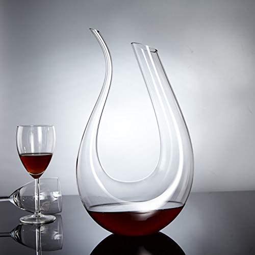 Decanter in cristallo soffiato a mano - Divinoest