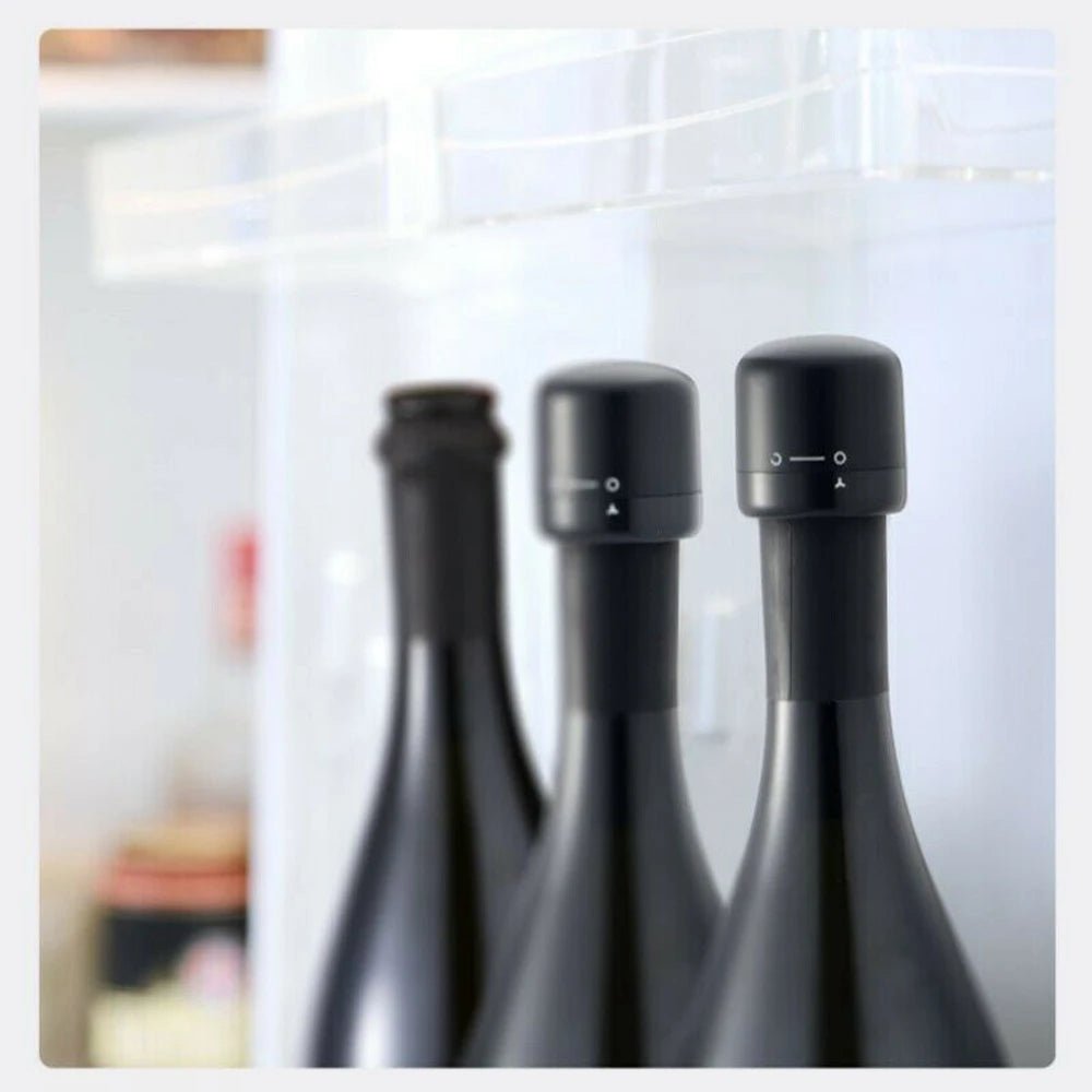 Tappo in silicone ruotabile per bottiglia di vino - Divinoest