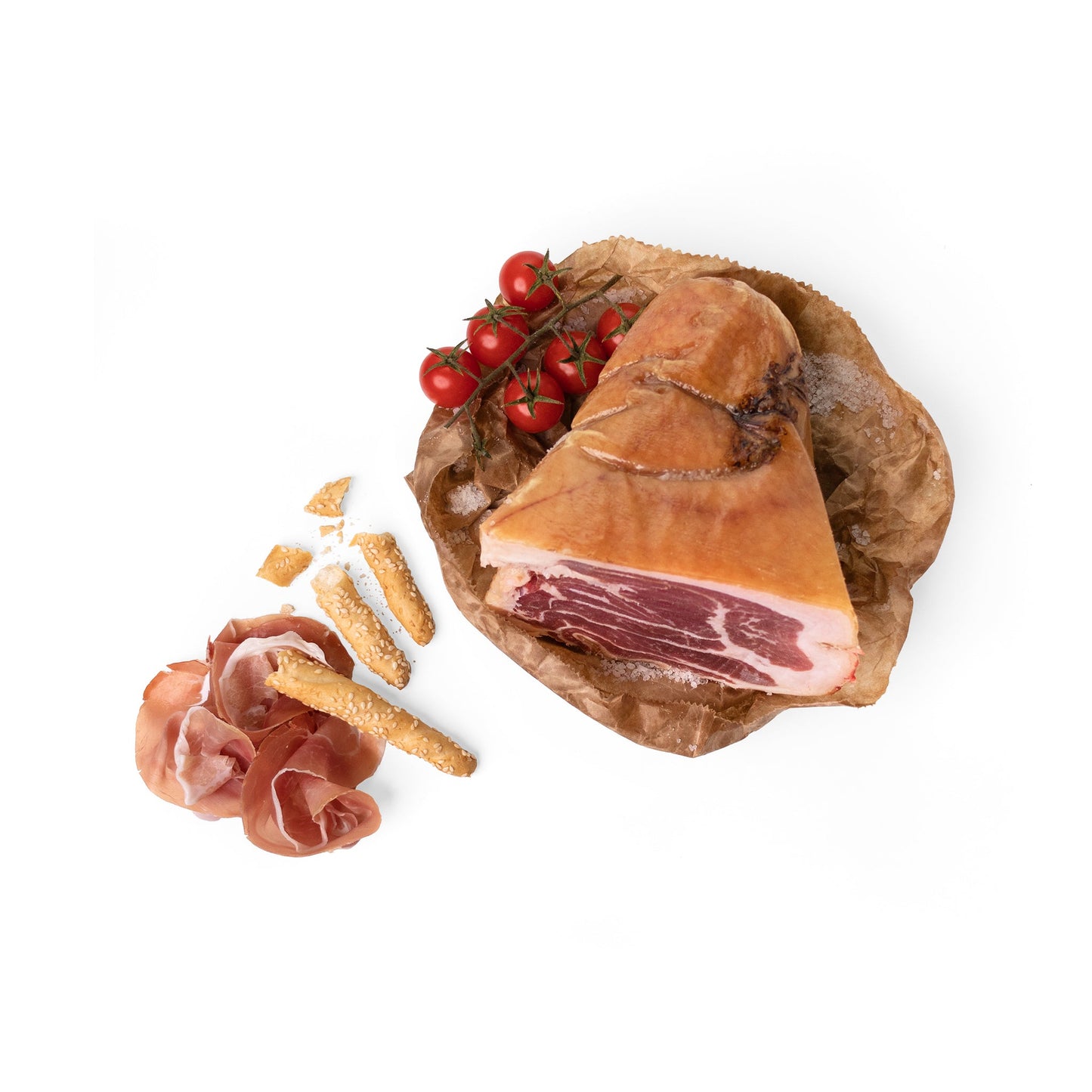 Prosciutto crudo affettato