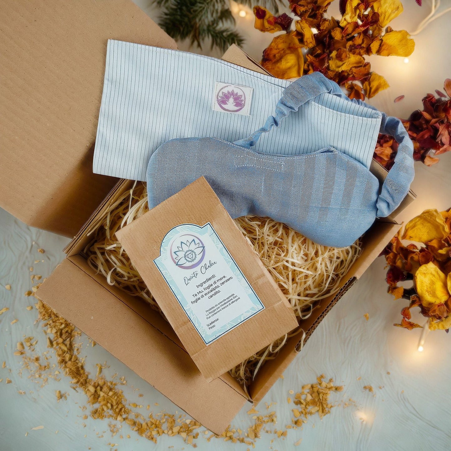 Box Coccole Invernali - Confezione Regalo con Mascherina e Tisana