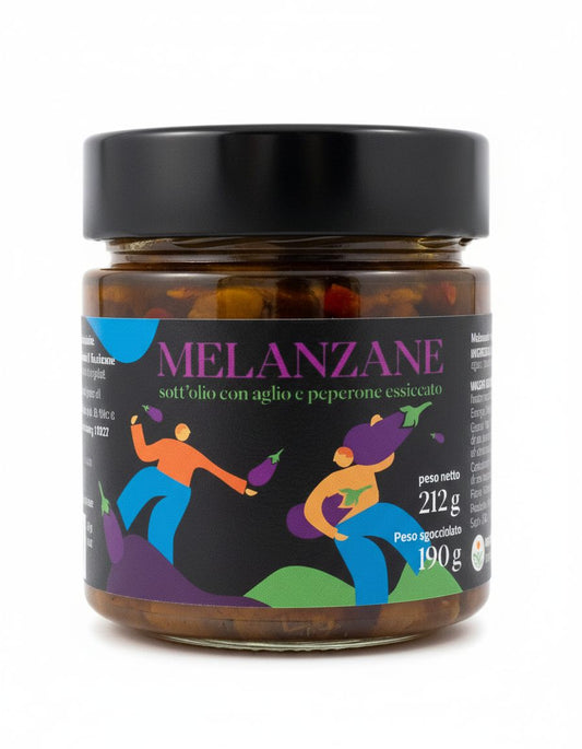 Melanzane Sott'Olio EVO Artigianali - Antipasto Tradizionale