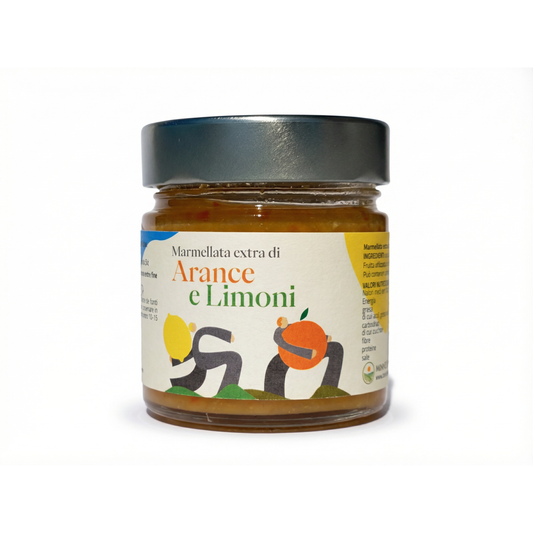 Marmellata Extra di Arance e Limoni Artigianale - Senza Conservanti