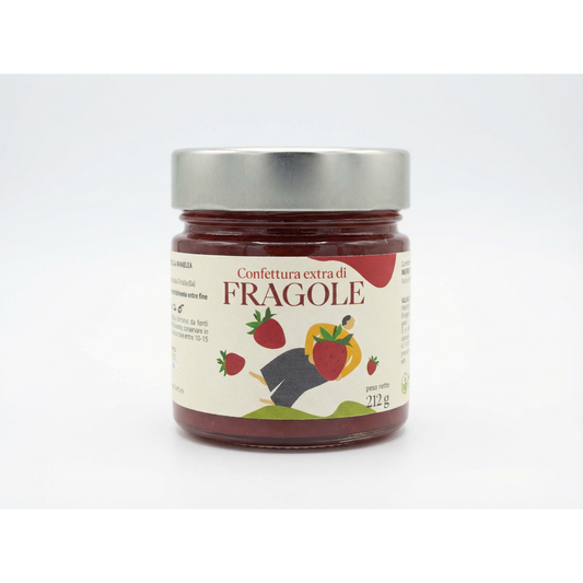 Confettura Extra di Fragole Artigianale - Senza Conservanti