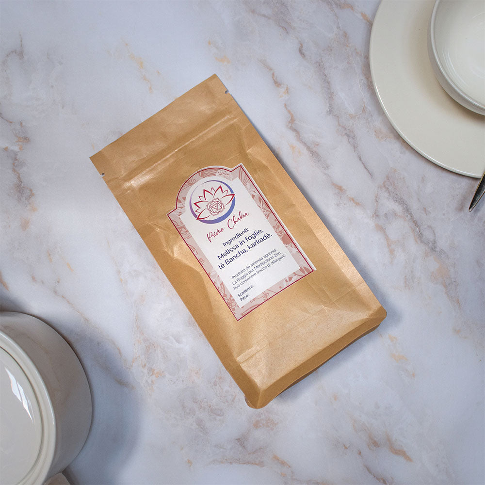 Tisana Primo Chakra - Té Bancha e Karkadé