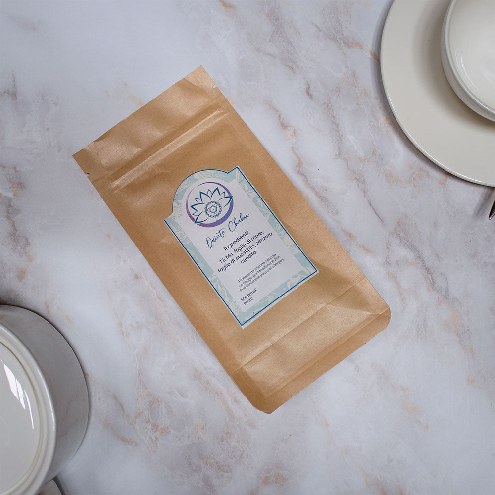 Tisana Quinto Chakra - Erisimo, More, Eucalipto, Liquirizia e Zenzero