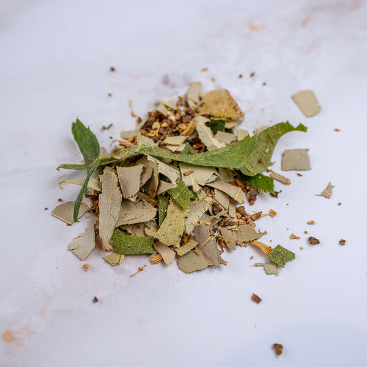 Tisana Quinto Chakra - Erisimo, More, Eucalipto, Liquirizia e Zenzero