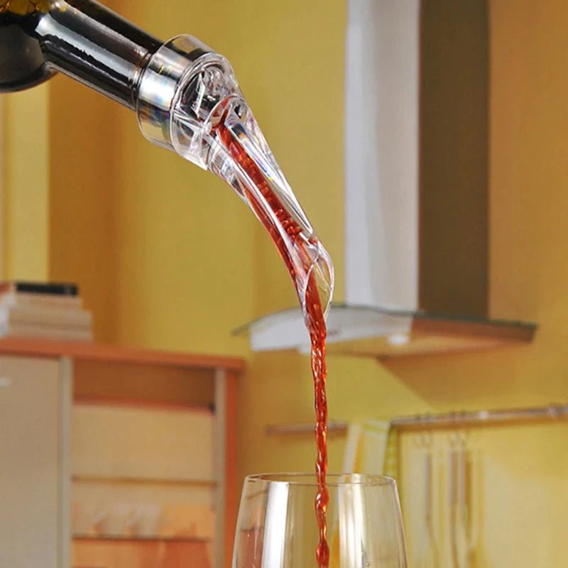 Areatore - ossigenatore - salvagoccia per vino - Divinoest
